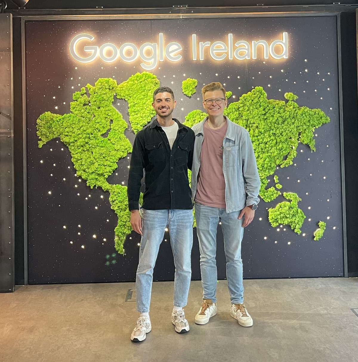 Ahmed Ashraf at Google HQ, Dublin